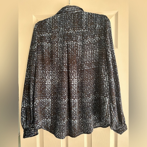 Zac & Rachel Monochrome Patterned Button Down Shirt - Picture 3 of 9